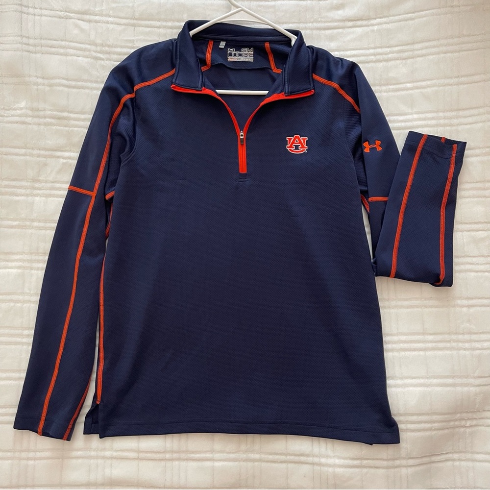Auburn University Under Armor quarter zip jacket